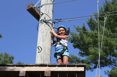 girls on the ropes course