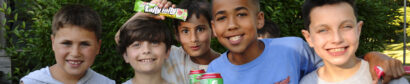 Group of kids with treats